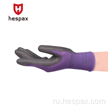 HESPAX OEM -индивидуальные en388 пена нитриловые трудовые перчатки